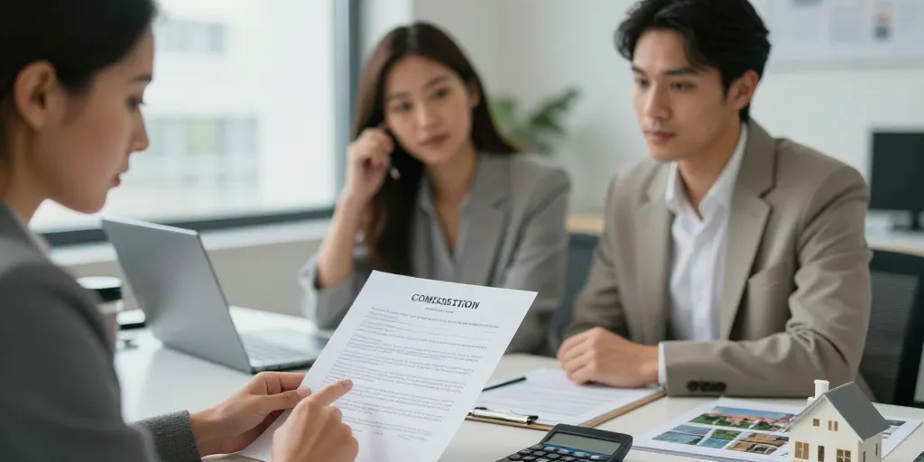 commission d'un agent immobilier