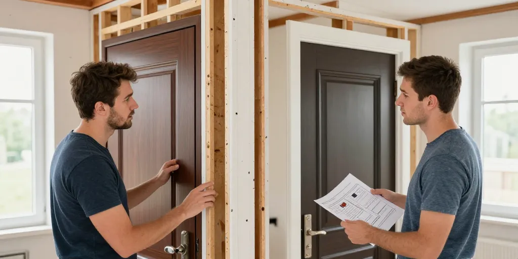 porte rénovation sur bâti existant