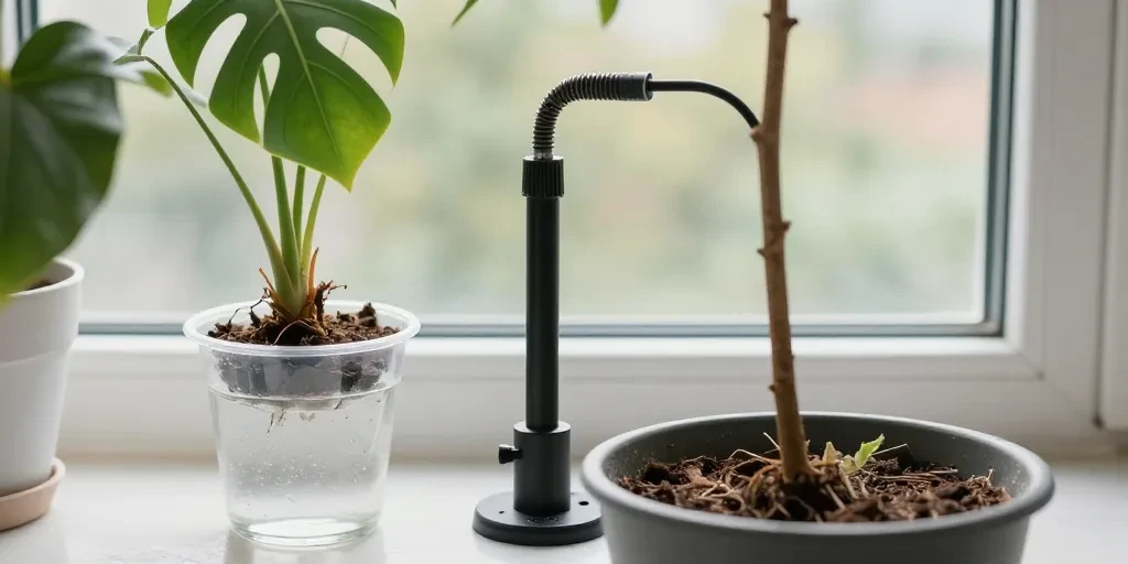 arrosage automatique plante intérieur fait maison